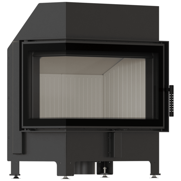 Kominek KRATKI ZIBI ECO 9,9 kW Ø 180 narożny lewy