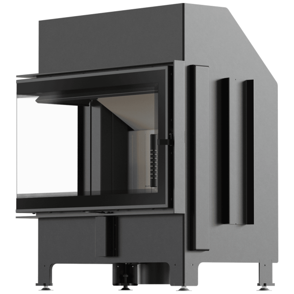 Kominek KRATKI ZIBI ECO 9,9 kW Ø 180 narożny lewy