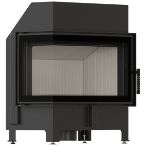 Kominek KRATKI ZIBI ECO 9,9 kW Ø 180 narożny lewy