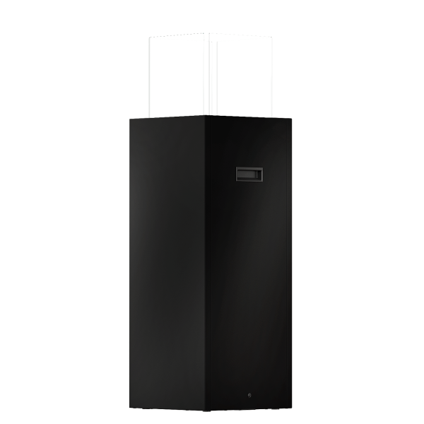 Biokominek wolnostojący TOWER czarny