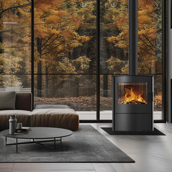Piec wolnostojący KRATKI ROLLO/2 Ø 150 8 kW