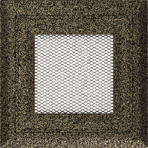 Kratka kominkowa Oskar 11x11 czarno-złota