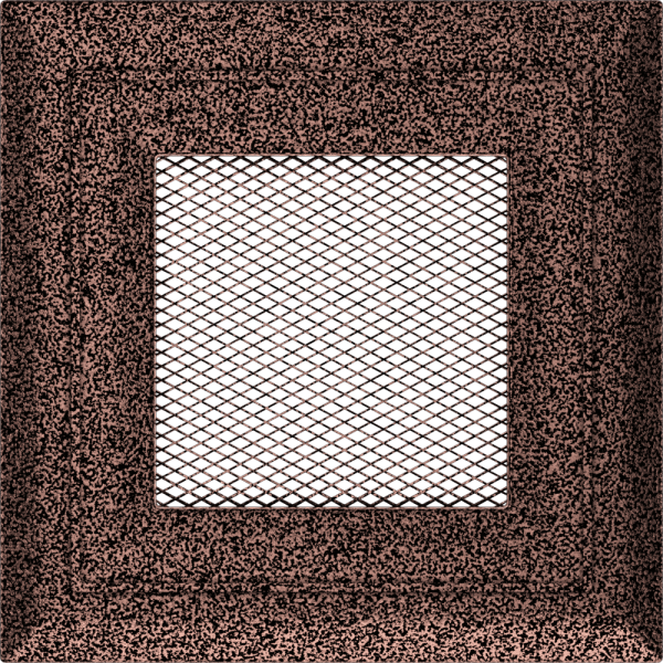 Kratka kominkowa Oskar 11x11 miedziana malowana
