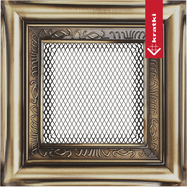Kratka wentylacyjna kominkowa Rustykalna 11x11