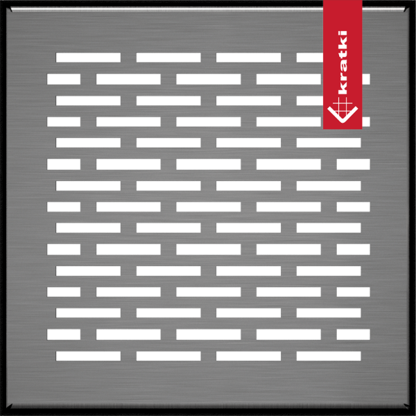 Kratka kominkowa podłogowa 17x17 szlifowana