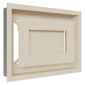 Kratka wentylacyjna kominkowa WIND 22x30 kremowa