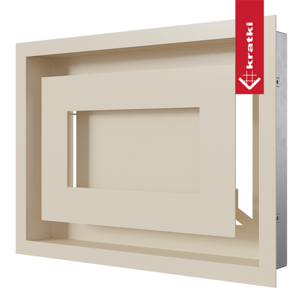 Kratka wentylacyjna kominkowa WIND 22x30 kremowa