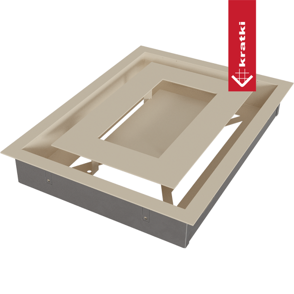 Kratka wentylacyjna kominkowa WIND 22x30 kremowa