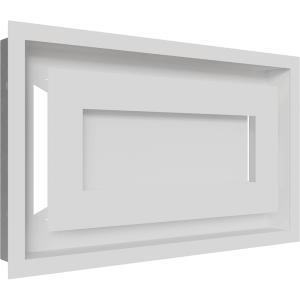 Kratka wentylacyjna kominkowa WIND 22x37 biała
