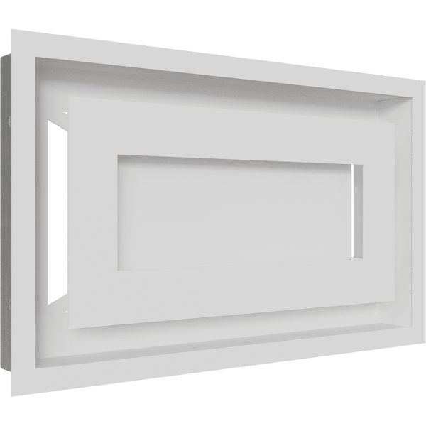 Kratka wentylacyjna kominkowa WIND 22x37 biała