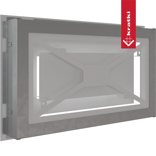 Kratka wentylacyjna kominkowa WIND 22x37 biała