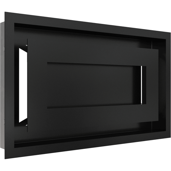 Kratka wentylacyjna kominkowa WIND 22x37 czarna