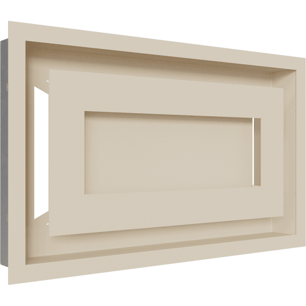 Kratka wentylacyjna kominkowa WIND 22x37 kremowa