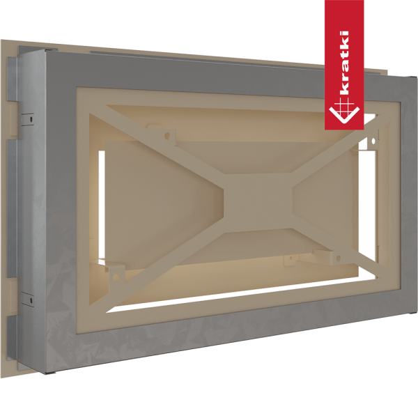 Kratka wentylacyjna kominkowa WIND 22x37 kremowa