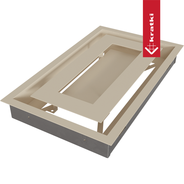 Kratka wentylacyjna kominkowa WIND 22x37 kremowa