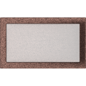Kratka wentylacyjna kominkowa 22x37 miedziana