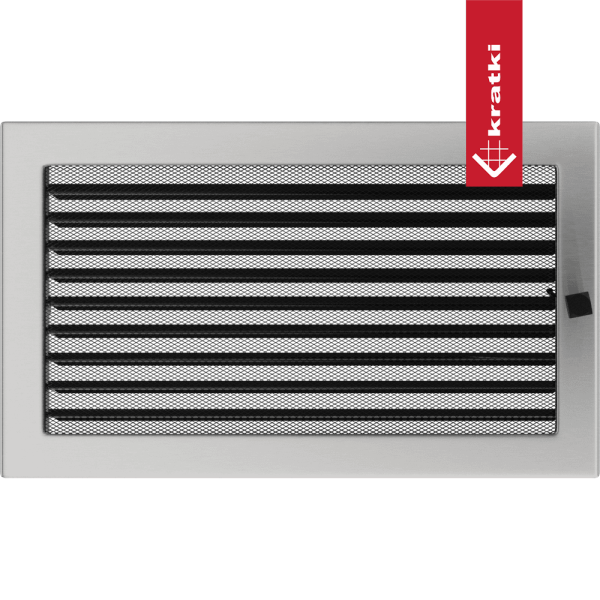 Kratka wentylacyjna 22x37 szlifowana z żaluzją