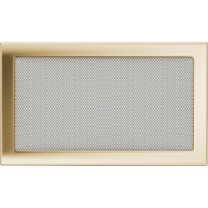 Kratka wentylacyjna kominkowa 22x37 pozłacana