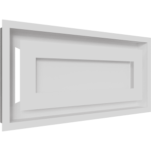 Kratka wentylacyjna kominkowa WIND 22x45 biała