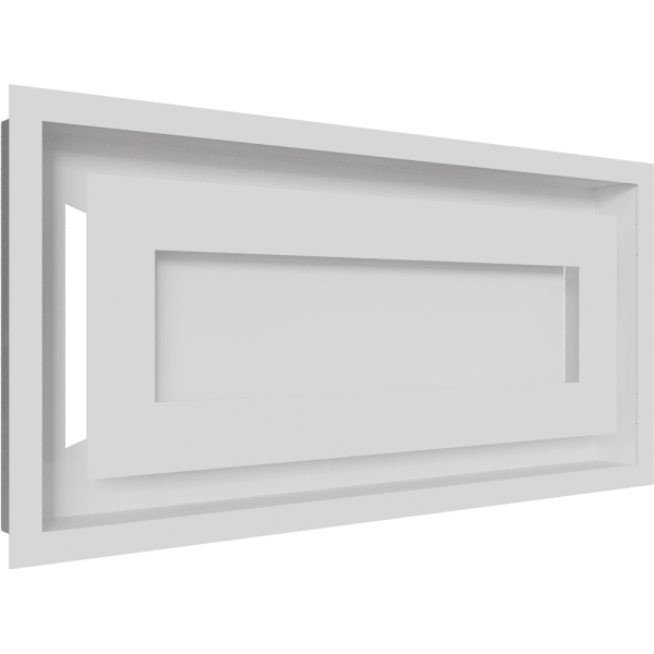 Kratka wentylacyjna kominkowa WIND 22x45 biała
