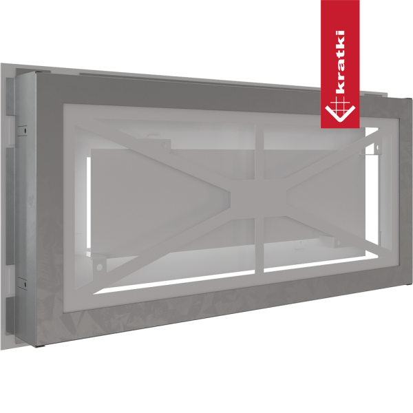 Kratka wentylacyjna kominkowa WIND 22x45 biała