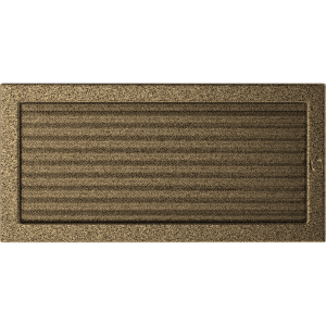 Kratka kominkowa 22x45 czarno-złota z żaluzją