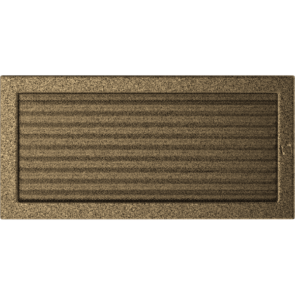 Kratka kominkowa 22x45 czarno-złota z żaluzją