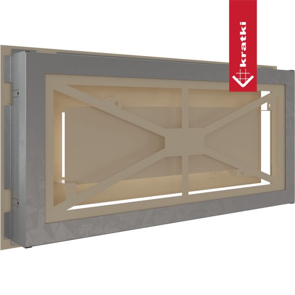 Kratka wentylacyjna kominkowa WIND 22x45 kremowa