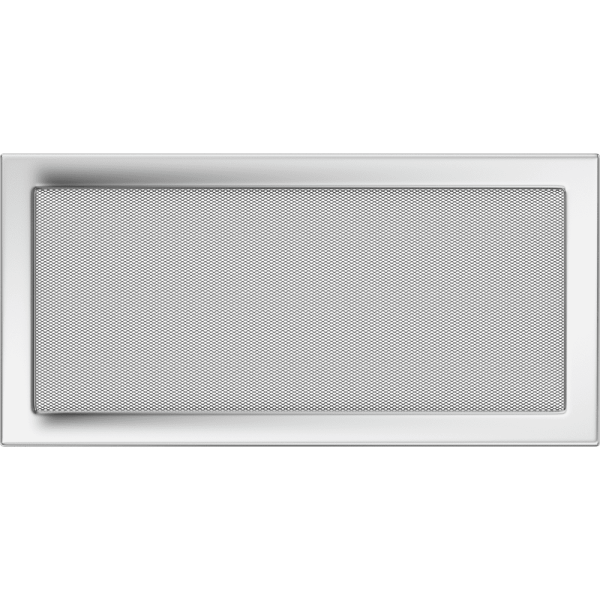 Kratka wentylacyjna kominkowa 22x45 niklowana