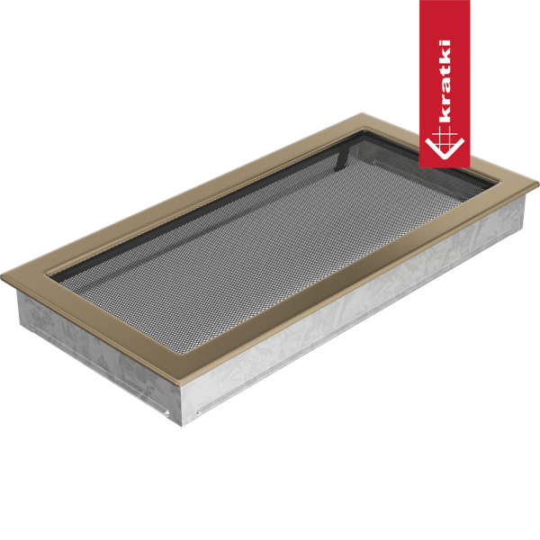 Kratka kominkowa 22x45 złoto galwaniczne