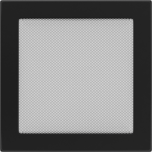 Kratka wentylacyjna kominkowa 22x22 czarna