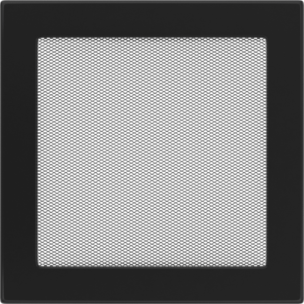 Kratka wentylacyjna kominkowa 22x22 czarna
