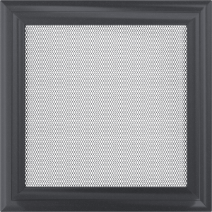 Kratka wentylacyjna kominkowa Oskar 22x22 grafit