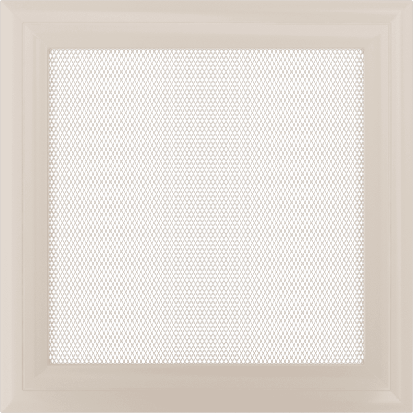 Kratka wentylacyjna kominkowa Oskar 22x22 kremowa