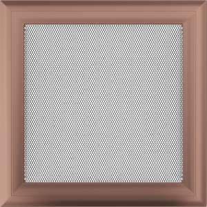 Kratka wentylacyjna kominkowa Oskar 22x22 miedziana