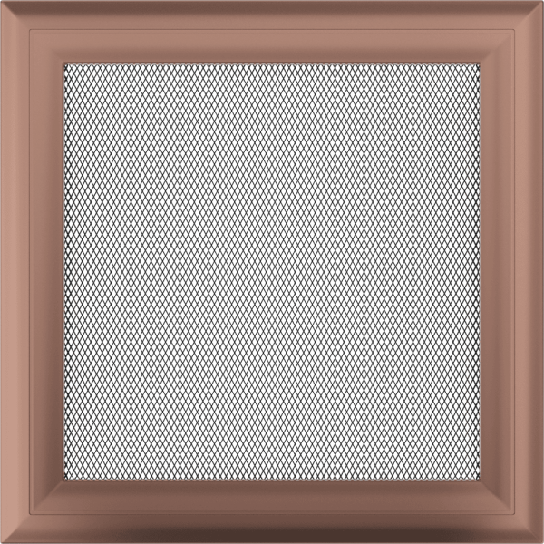 Kratka wentylacyjna kominkowa Oskar 22x22 miedziana
