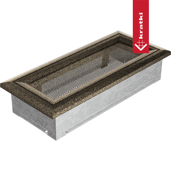 Kratka kominkowa Oskar 11x24 czarno-złota