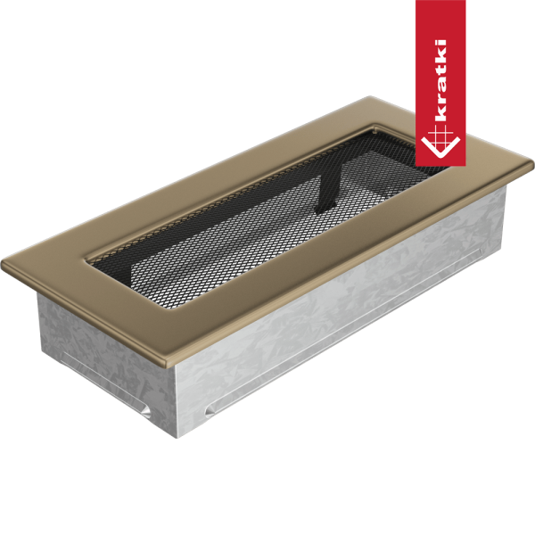 Kratka kominkowa 11x24 złoto galwaniczne