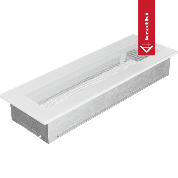 Kratka wentylacyjna kominkowa 11x32 biała