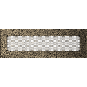 Kratka wentylacyjna kominkowa 11x32 czarno-złota