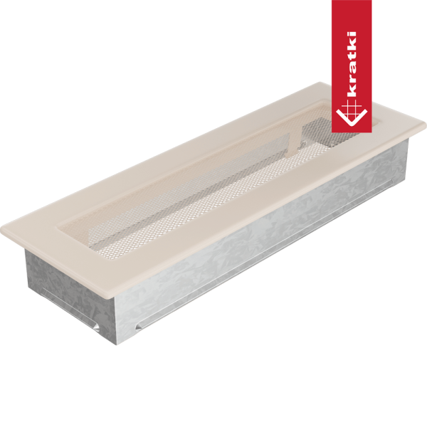 Kratka wentylacyjna kominkowa 11x32 kremowa