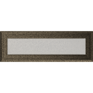 Kratka wentylacyjna kominkowa Oskar 11x32 czarno-złota