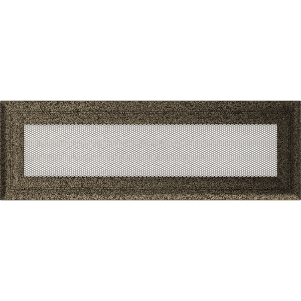 Kratka wentylacyjna kominkowa Oskar 11x32 czarno-złota