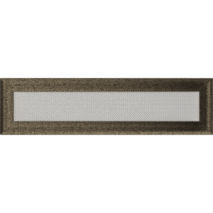 Kratka wentylacyjna kominkowa Oskar 11x42 czarno-złota