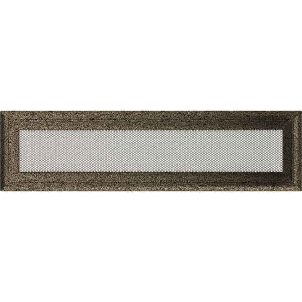 Kratka wentylacyjna kominkowa Oskar 11x42 czarno-złota