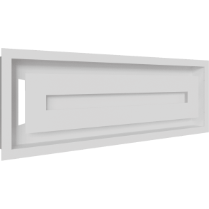 Kratka wentylacyjna kominkowa WIND 17x49 biała