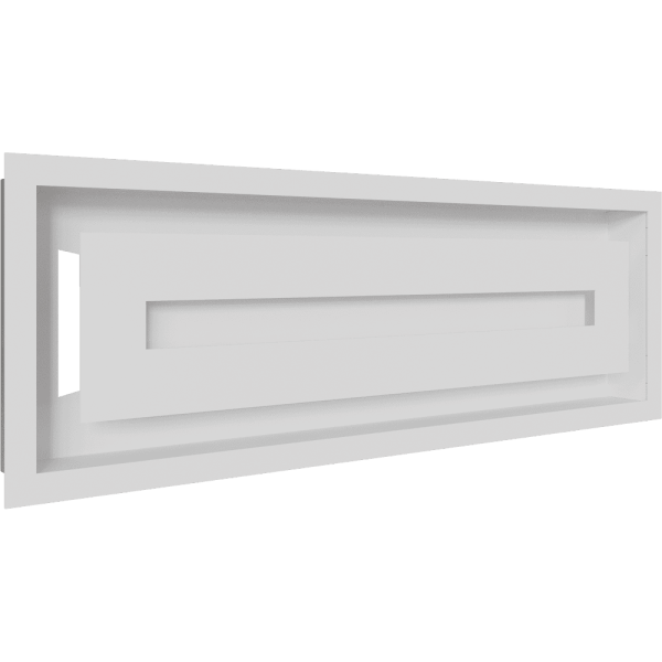 Kratka wentylacyjna kominkowa WIND 17x49 biała