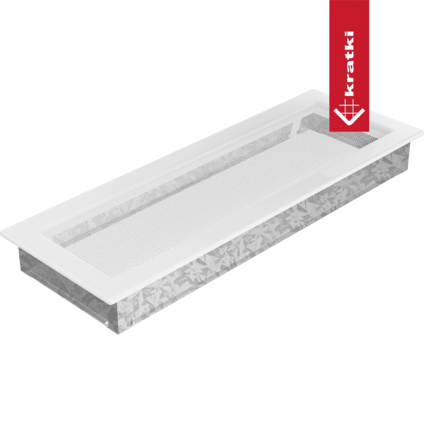 Kratka wentylacyjna kominkowa 17x49 biała