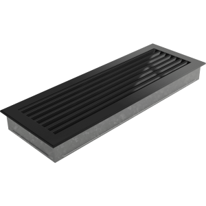 Kratka wentylacyjna kominkowa FRESH 17x49 czarna