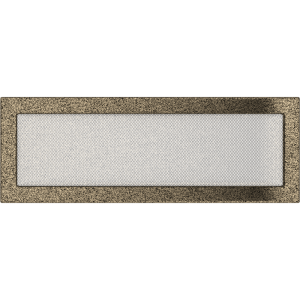 Kratka wentylacyjna kominkowa 17x49 czarno-złota